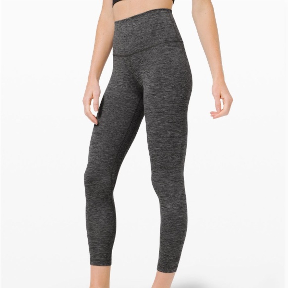 Lululemon align leggings heathered grey size 4
